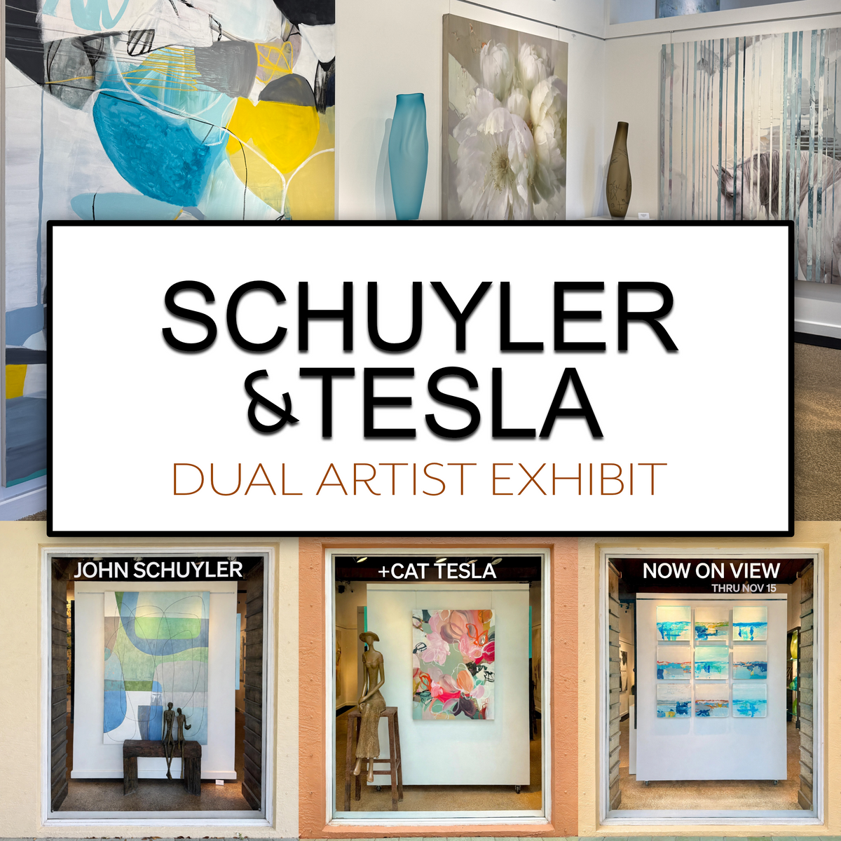 Dual Exhibition: Cat Tesla & John Schuyler
