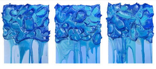 Wave Breaks and Heartaches (1) (Triptych) by Vincent Lardieri