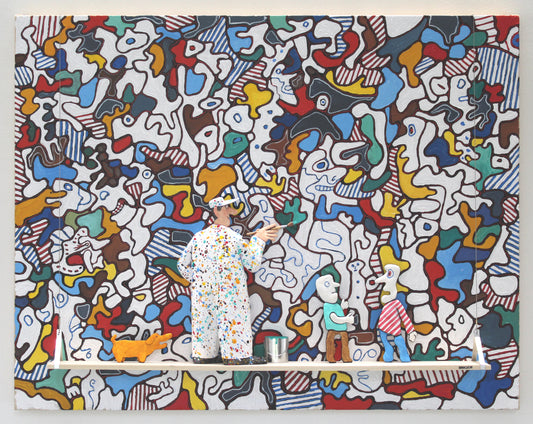 Être et paraître (To Be and to Seem)  [1963, Jean Dubuffet]