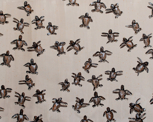 Orange Sea Turtles by Josh Brown