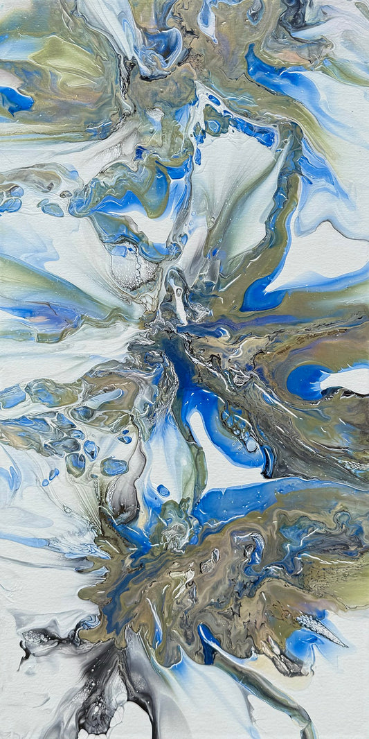 Coastal Ice Splash by Ann Griffith