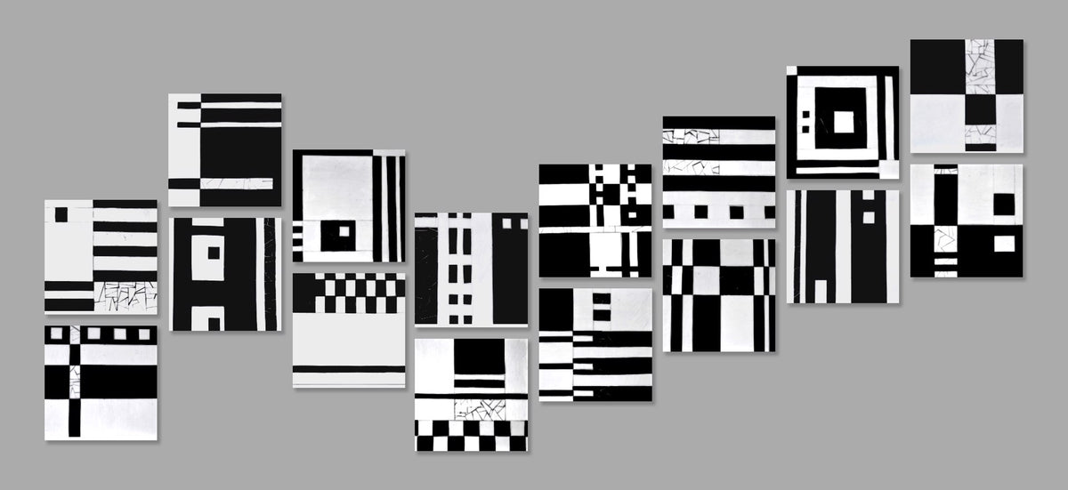 Untitled 521 (b/w mosaic) by Mary Borgen (view 2)