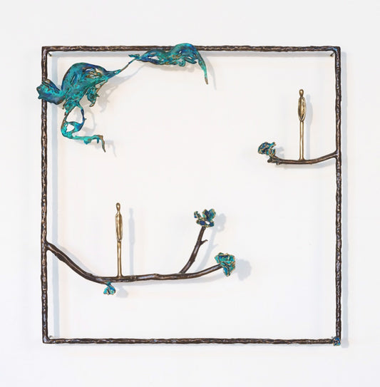 Blossoming Together Under the Cerulean Sky by Jennyfer Stratman